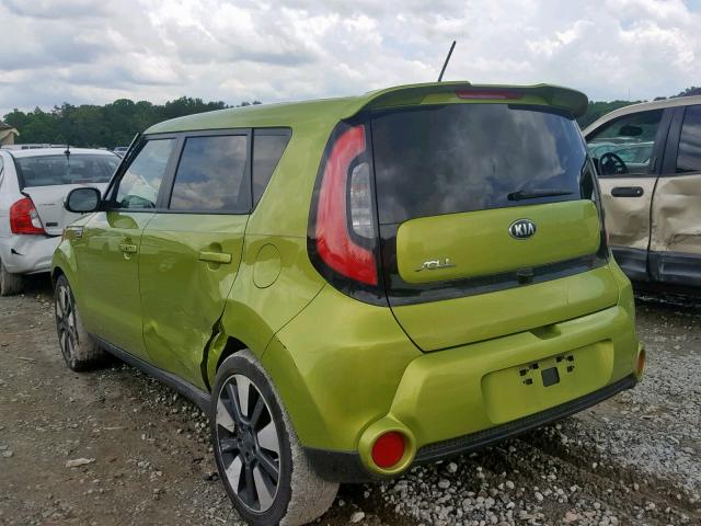 KNDJX3A53E7709662 - 2014 KIA SOUL ! Yaşıl foto 3