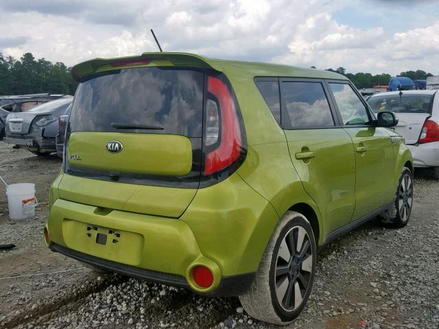 KNDJX3A53E7709662 - 2014 KIA SOUL ! Yaşıl foto 4