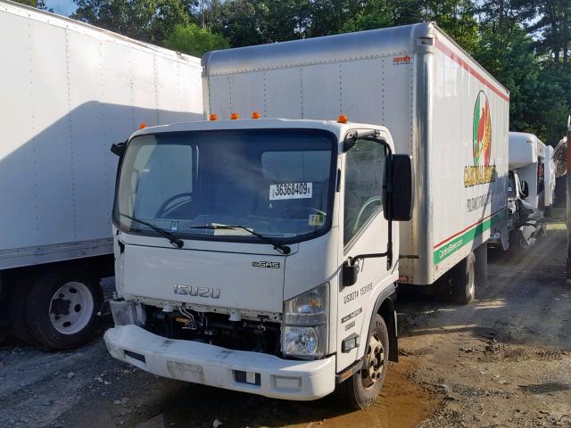 54DB4W1B5GS801890 - 2016 ISUZU NPR WHITE photo 2