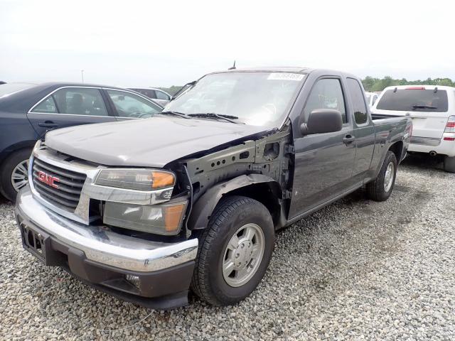 1GTCS49E788225641 - 2008 GMC CANYON SLE GRAY photo 2