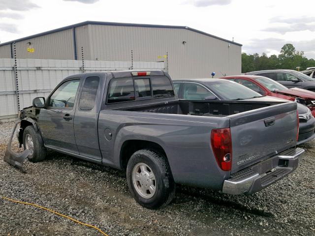 1GTCS49E788225641 - 2008 GMC CANYON SLE GRAY photo 3