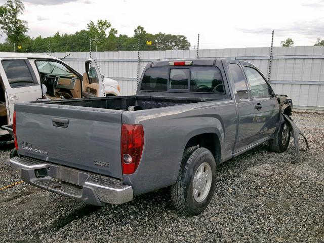 1GTCS49E788225641 - 2008 GMC CANYON SLE GRAY photo 4