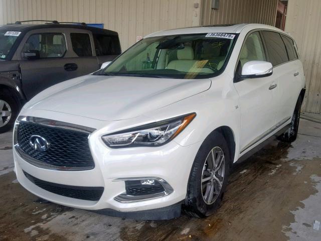 5N1DL0MN0KC516225 - 2019 INFINITI QX60 LUXE WHITE photo 2