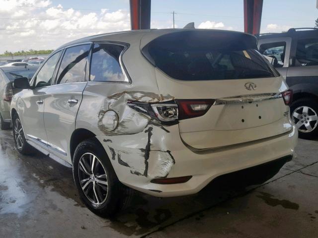 5N1DL0MN0KC516225 - 2019 INFINITI QX60 LUXE WHITE photo 3