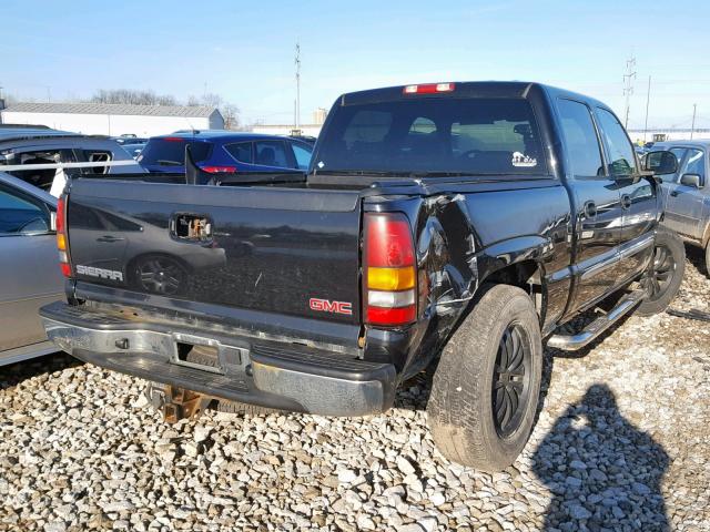 2GTEK13T851120636 - 2005 GMC NEW SIERRA BLACK photo 4