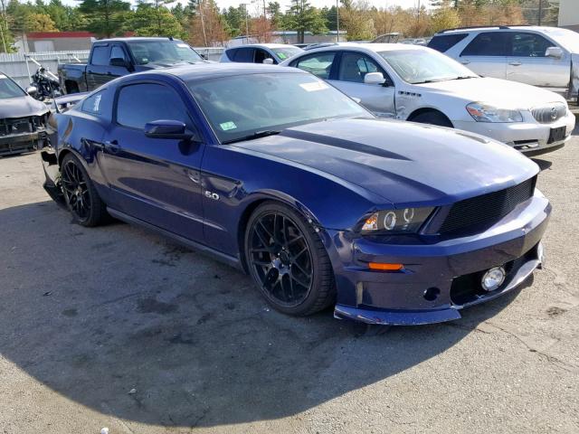 1ZVBP8CF3C5253384 - 2012 FORD MUSTANG GT PURPLE photo 1