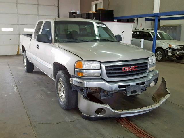 1GTEK19B86Z176342 - 2006 GMC NEW SIERRA SILVER photo 1