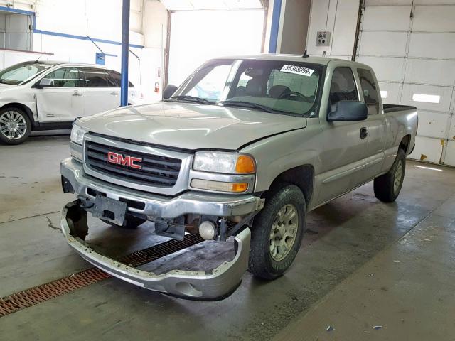 1GTEK19B86Z176342 - 2006 GMC NEW SIERRA SILVER photo 2