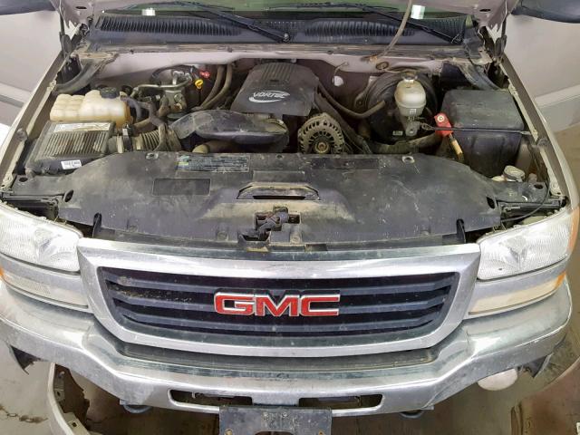 1GTEK19B86Z176342 - 2006 GMC NEW SIERRA SILVER photo 7