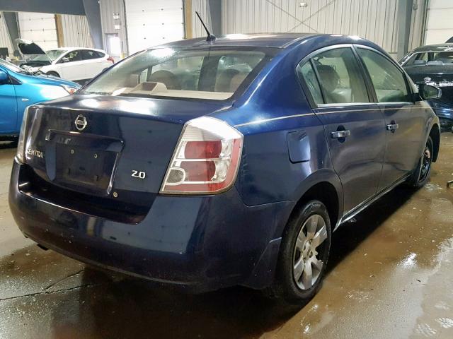 3N1AB61E97L644754 - 2007 NISSAN SENTRA 2.0 BLUE photo 4