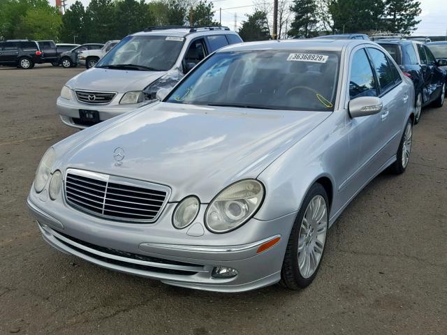 WDBUF56J46A961683 - 2006 MERCEDES-BENZ E 350 SILVER photo 2