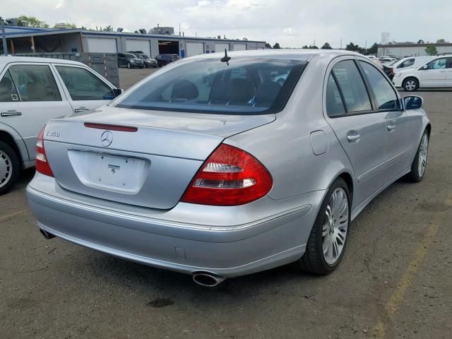 WDBUF56J46A961683 - 2006 MERCEDES-BENZ E 350 SILVER photo 4