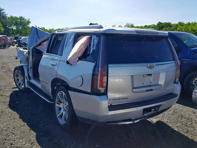 1GYS4BKJ8HR214301 - 2017 CADILLAC ESCALADE L SILVER photo 3