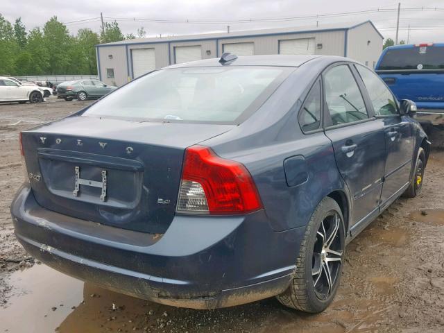 YV1390MS7A2512692 - 2010 VOLVO S40 2.4I BLUE photo 4