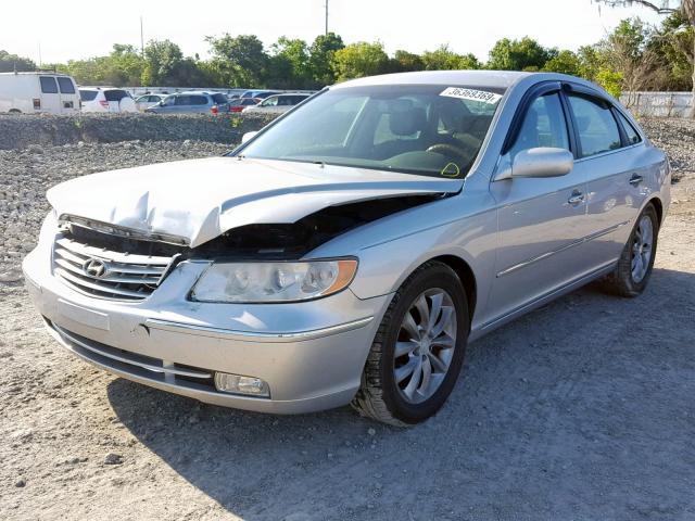 KMHFC46F96A040208 - 2006 HYUNDAI AZERA SE SILVER photo 2