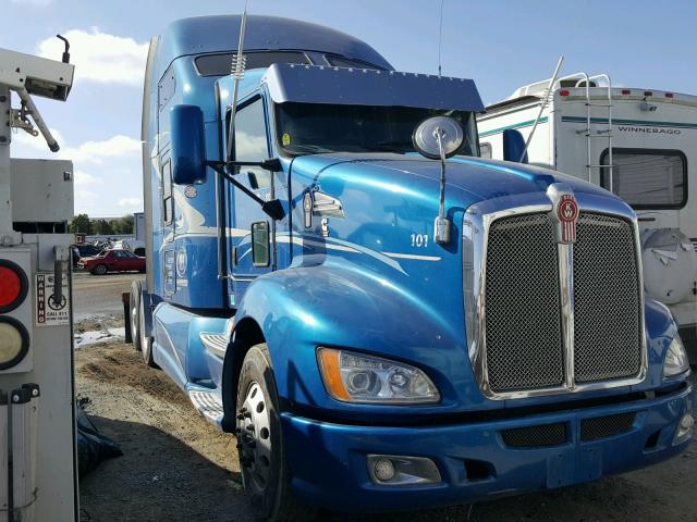 1XKAD49X8DJ316640 - 2013 KENWORTH CONSTRUCTI BLUE photo 1