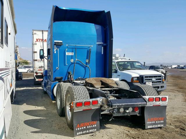 1XKAD49X8DJ316640 - 2013 KENWORTH CONSTRUCTI BLUE photo 3