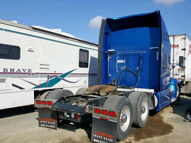 1XKAD49X8DJ316640 - 2013 KENWORTH CONSTRUCTI BLUE photo 4