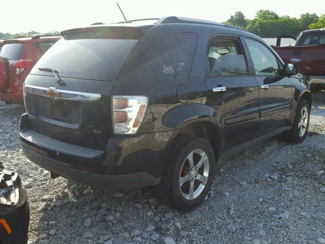 2CNDL73F876083353 - 2007 CHEVROLET EQUINOX LT BLACK photo 4