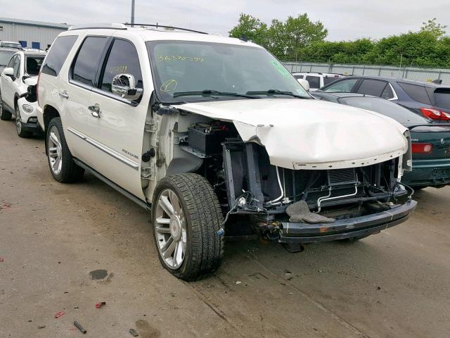 1GYS4DEF6ER244766 - 2014 CADILLAC ESCALADE P WHITE photo 1