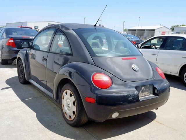3VWCK21C51M453943 - 2001 VOLKSWAGEN NEW BEETLE შავი ფოტო 3