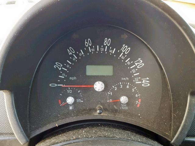 3VWCK21C51M453943 - 2001 VOLKSWAGEN NEW BEETLE შავი ფოტო 8