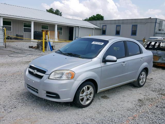 KL1TD5DE9BB214102 - 2011 CHEVROLET AVEO LS SILVER photo 2