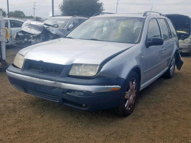 WVWSG61J42W078585 - 2002 VOLKSWAGEN JETTA GLS SILVER photo 2