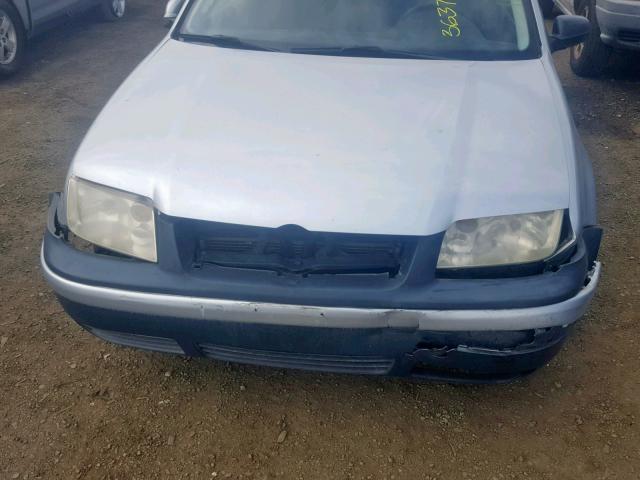 WVWSG61J42W078585 - 2002 VOLKSWAGEN JETTA GLS SILVER photo 7