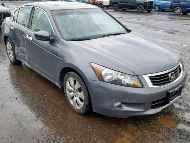 1HGCP36869A016512 - 2009 HONDA ACCORD EXL GRAY photo 1