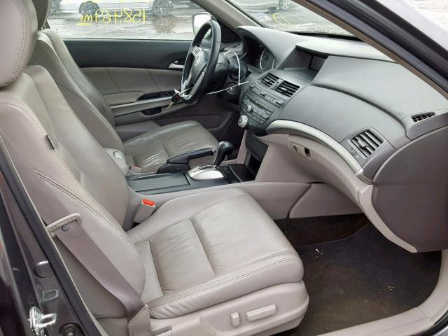 1HGCP36869A016512 - 2009 HONDA ACCORD EXL GRAY photo 5