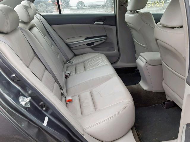 1HGCP36869A016512 - 2009 HONDA ACCORD EXL GRAY photo 6