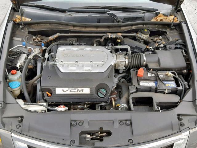 1HGCP36869A016512 - 2009 HONDA ACCORD EXL GRAY photo 7