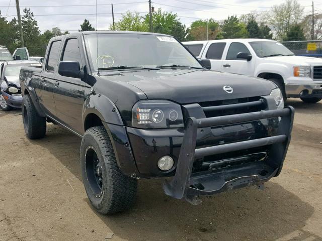 1N6ED29X64C440442 - 2004 NISSAN FRONTIER C BLACK photo 1