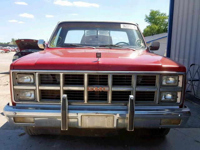 2GTCC14H4C1537652 - 1982 GMC C1500 RED photo 10