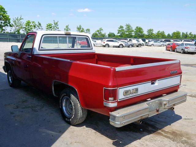 2GTCC14H4C1537652 - 1982 GMC C1500 RED photo 3