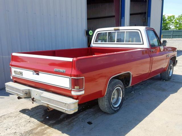 2GTCC14H4C1537652 - 1982 GMC C1500 RED photo 4