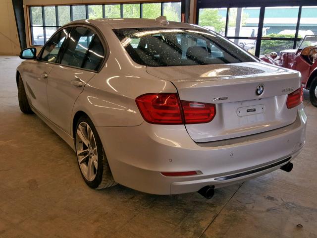 WBA3B9C53DF586602 - 2013 BMW 335 XI SILVER photo 3