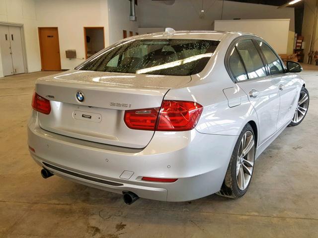 WBA3B9C53DF586602 - 2013 BMW 335 XI SILVER photo 4