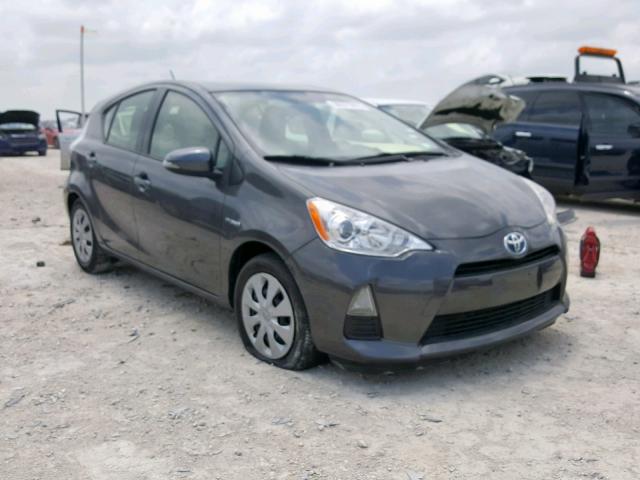 JTDKDTB35D1548954 - 2013 TOYOTA PRIUS C GRAY photo 1