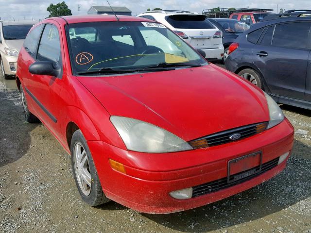 3FAFP31304R126855 - 2004 FORD FOCUS ZX3 RED photo 1