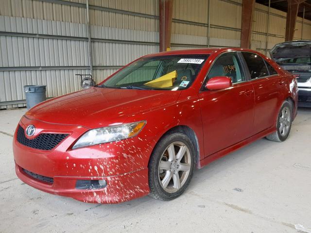 4T1BE46K37U107763 - 2007 TOYOTA CAMRY NEW RED photo 2