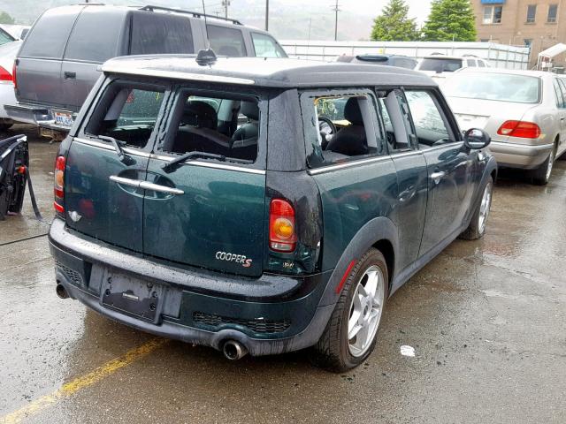 WMWMM33538TP70408 - 2008 MINI COOPER S C GREEN photo 4