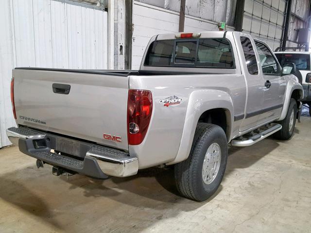 1GTDT19E478162240 - 2007 GMC CANYON BEIGE photo 4