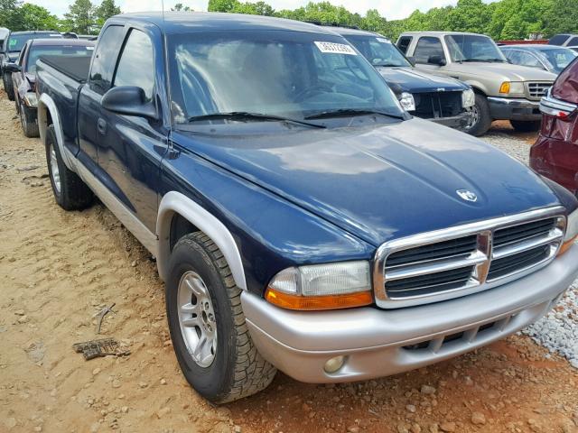 1D7HL42N53S311688 - 2003 DODGE DAKOTA SLT BLUE photo 1