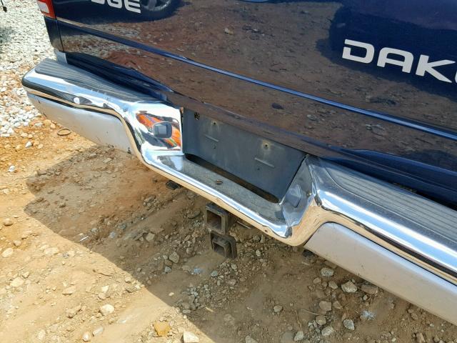 1D7HL42N53S311688 - 2003 DODGE DAKOTA SLT BLUE photo 9