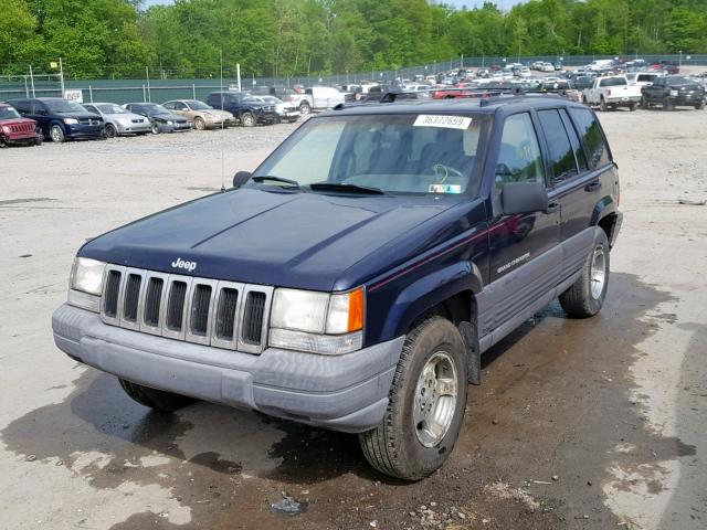 1J4GZ58S7VC700461 - 1997 JEEP GRAND CHER PURPLE photo 2