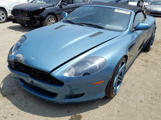 SCFAD02A06GB04703 - 2006 ASTON MARTIN DB9 VOLANT BLUE photo 2