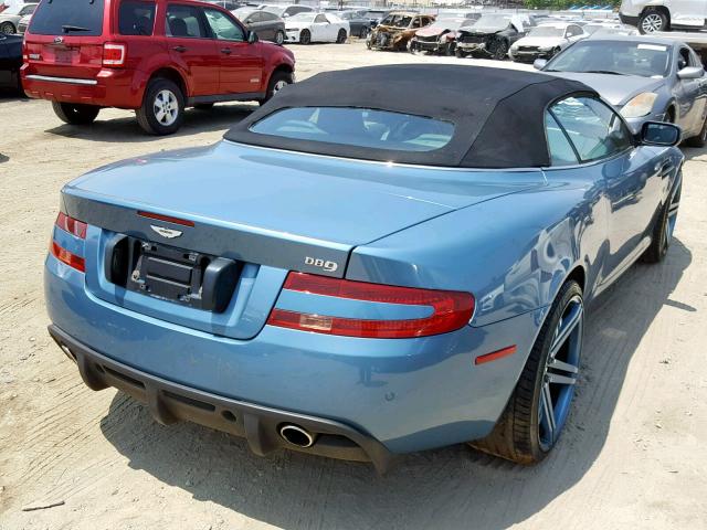 SCFAD02A06GB04703 - 2006 ASTON MARTIN DB9 VOLANT BLUE photo 4