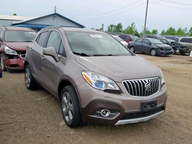 KL4CJFSB4DB212061 - 2013 BUICK ENCORE CON BROWN photo 1